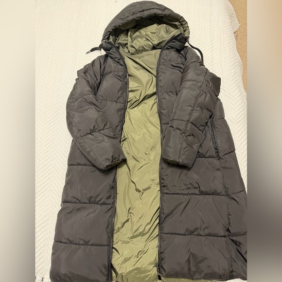 Zara Charcoal Puffer Jacket - Picture 4 of 7